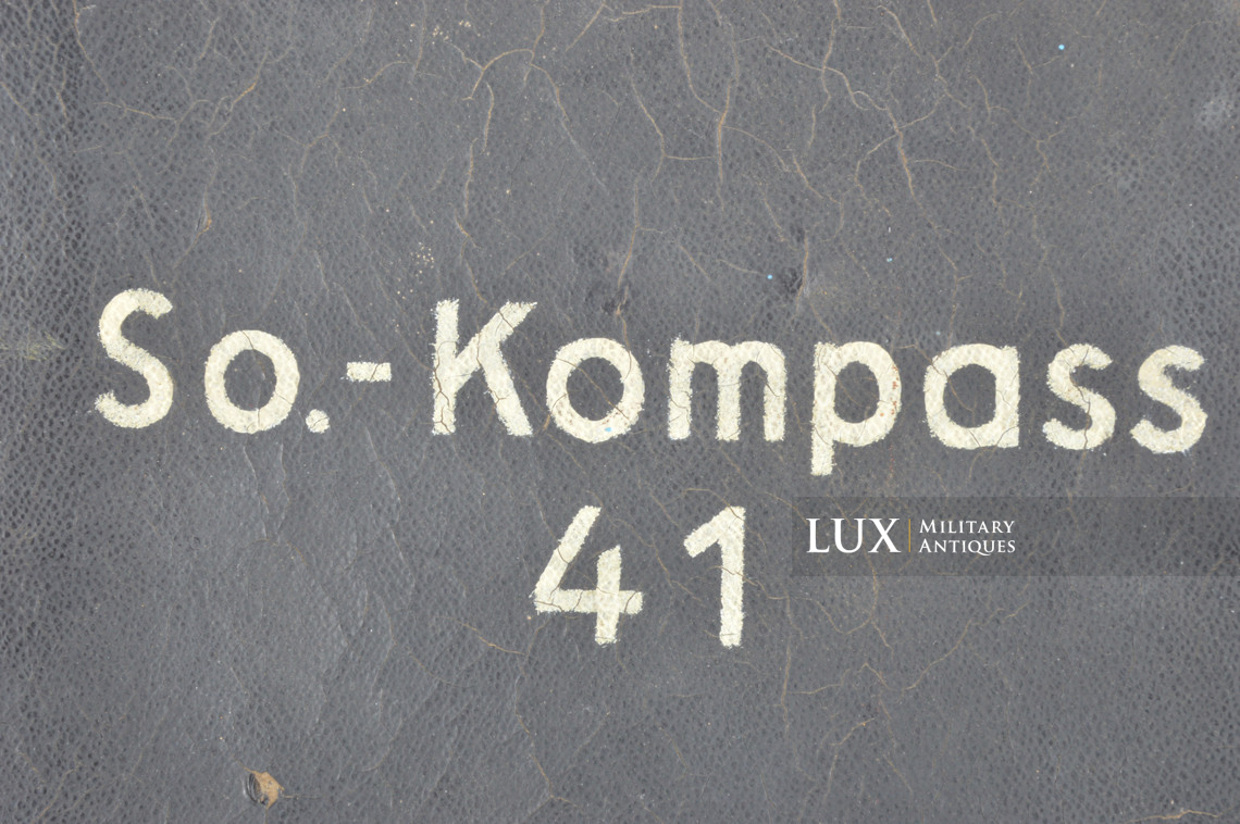 German map distance measuring instrument pouch, « So.-Kompass 41 » - photo 9
