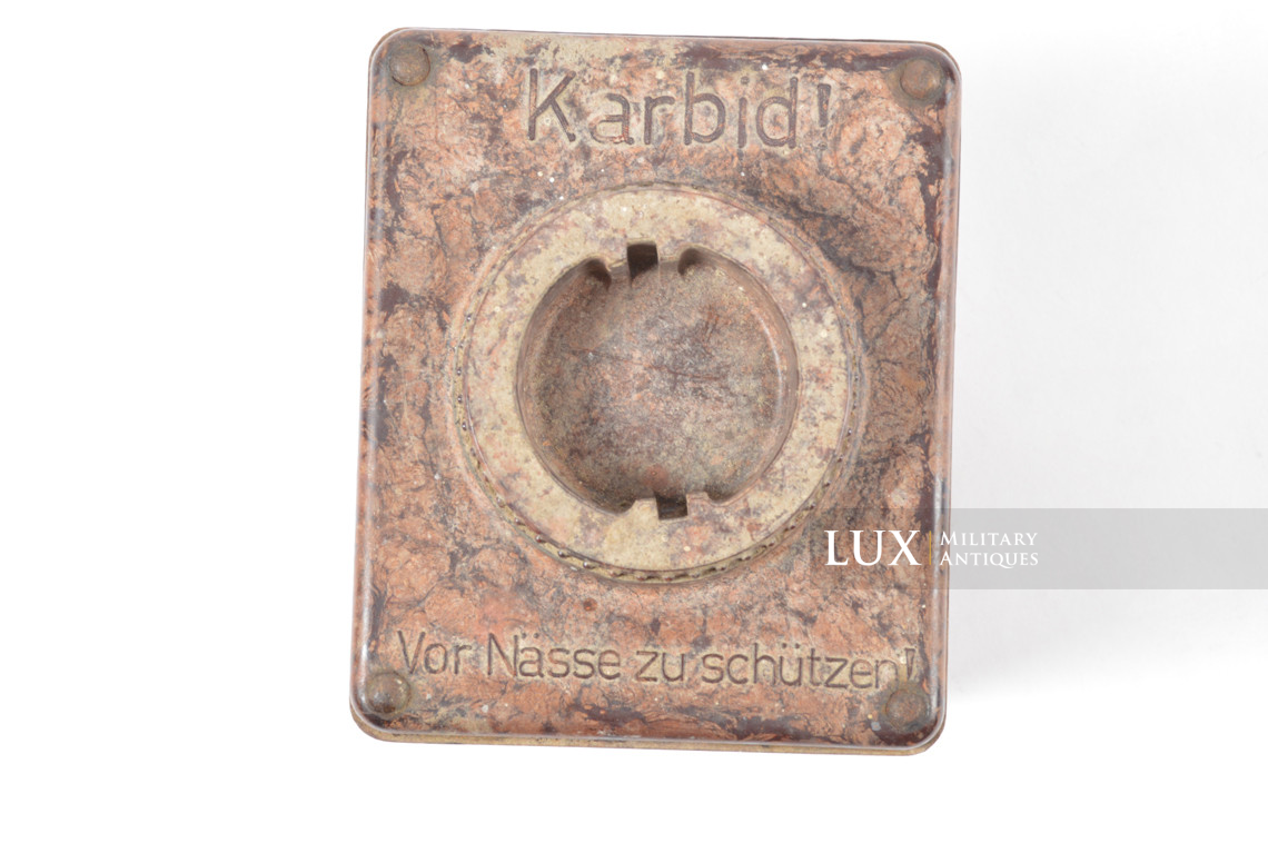 German bakelite carbide lantern storage box, « KARBID » - photo 7