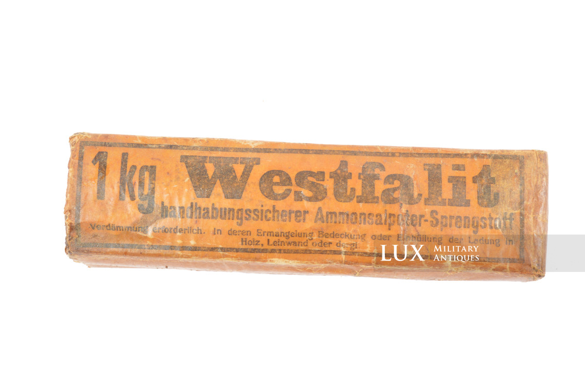 German explosive demolition block, « Westfalit 1kg »      - photo 7