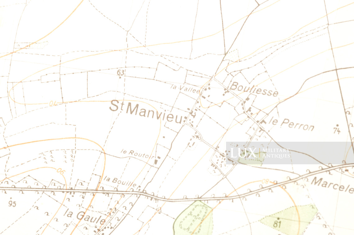 Carte militaire allemande, « Normandie - Bayeux » - photo 15