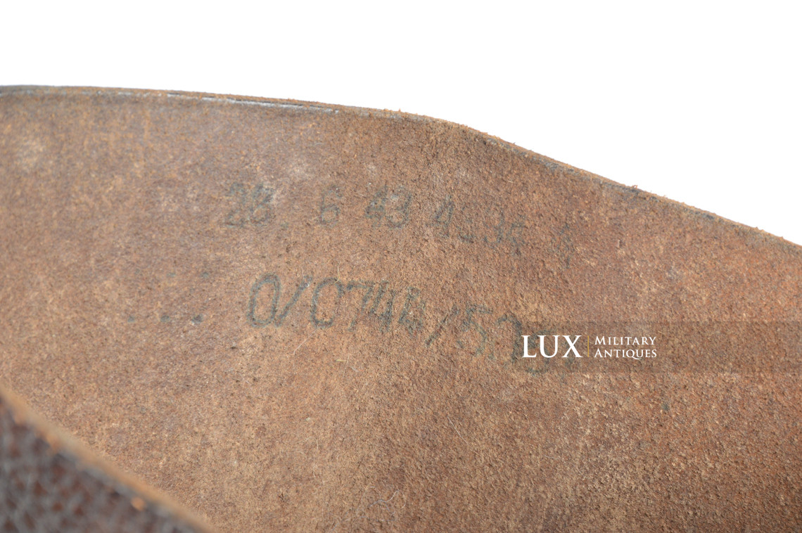 Late-war Heer / Waffen-SS issue riding boots, « RBNr / 1943 » - photo 23
