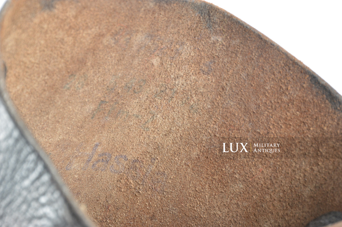Late-war Heer / Waffen-SS issue riding boots, « RBNr / 1943 » - photo 38