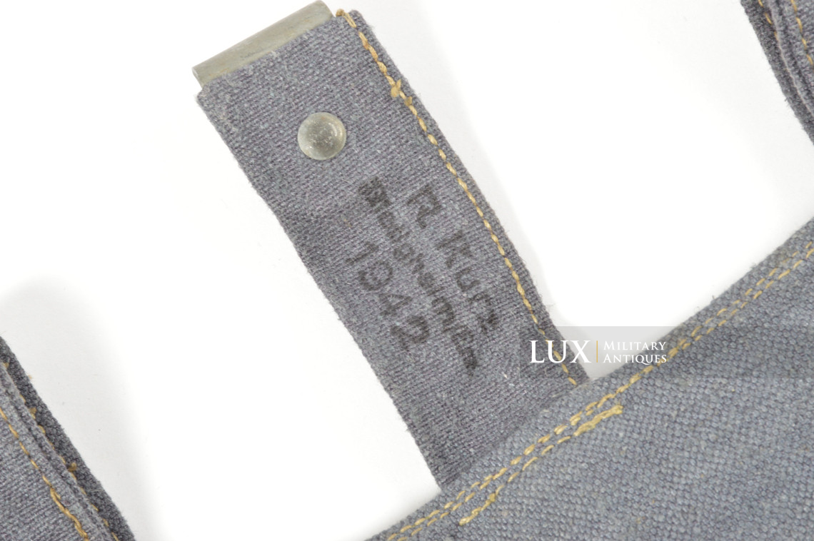 Mid-war German Luftwaffe issued breadbag, « 1942 » - photo 13