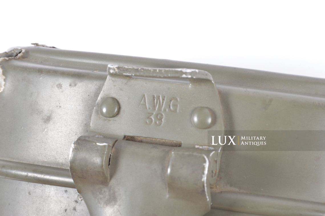 Early German aluminum mess kit, « battle damage » - photo 7