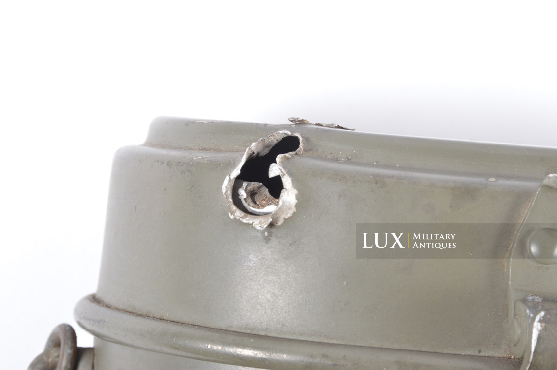Early German aluminum mess kit, « battle damage » - photo 8