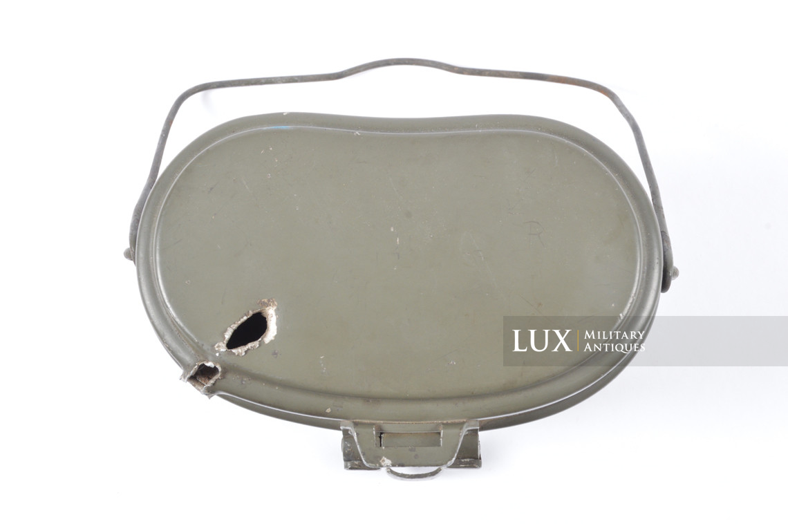 Early German aluminum mess kit, « battle damage » - photo 9