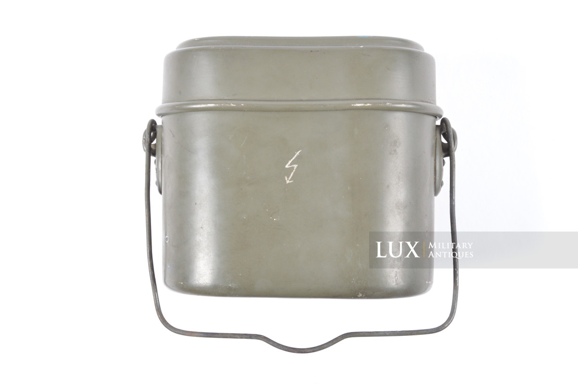 Early German aluminum mess kit, « battle damage » - photo 10