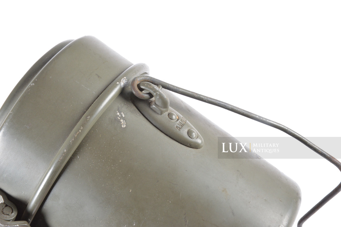 Early German aluminum mess kit, « battle damage » - photo 13