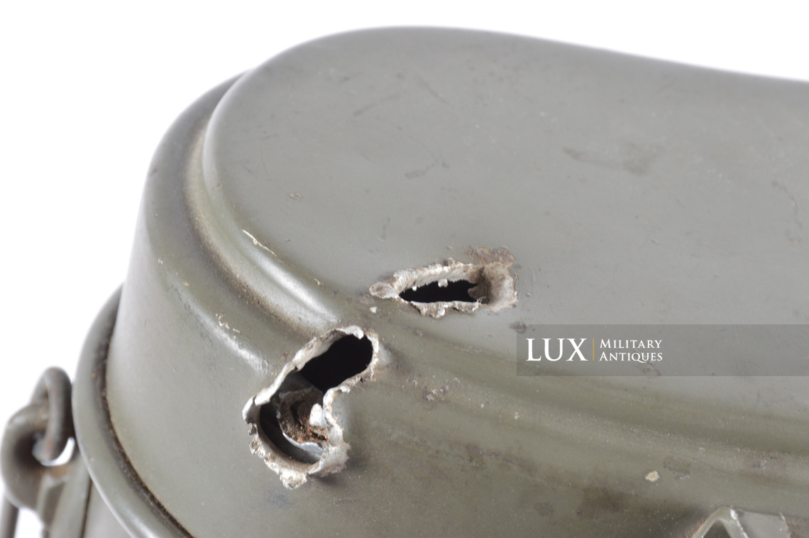 Early German aluminum mess kit, « battle damage » - photo 16
