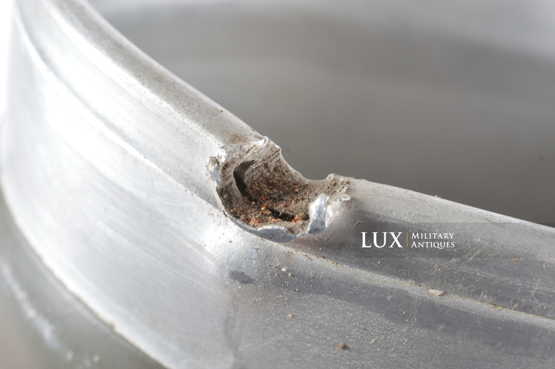 Early German aluminum mess kit, « battle damage » - photo 18