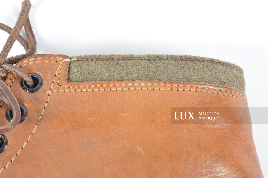 Unissued late-war German mountain trooper's ankle boots, « Gebirgsjäger » - photo 13