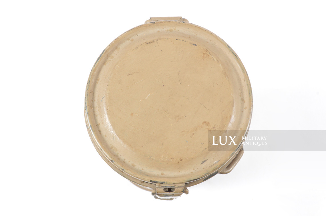 German tropical tan camouflage gas mask canister set, « named / 1940 » - photo 13