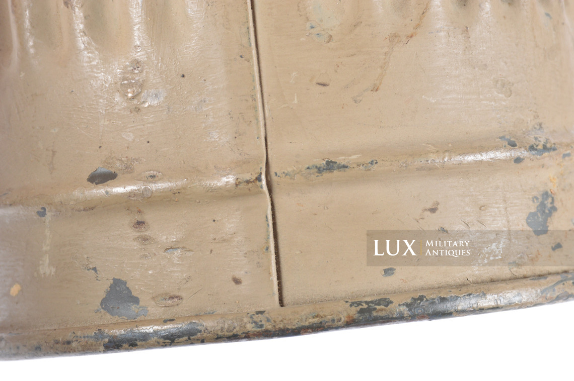 German tropical tan camouflage gas mask canister set, « named / 1940 » - photo 25