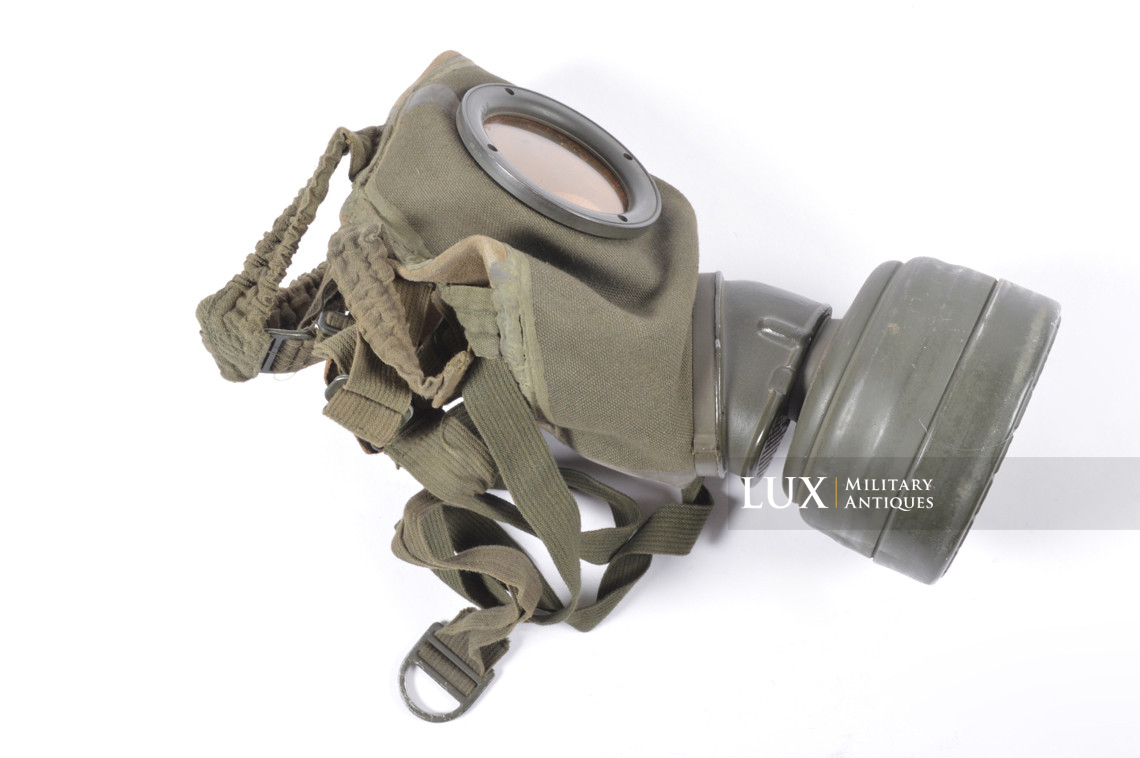 German tropical tan camouflage gas mask canister set, « named / 1940 » - photo 43