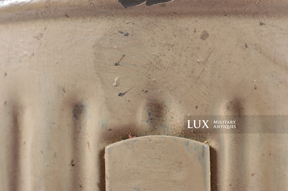 German tropical tan camouflage gas mask canister set, « named / 1940 » - photo 26