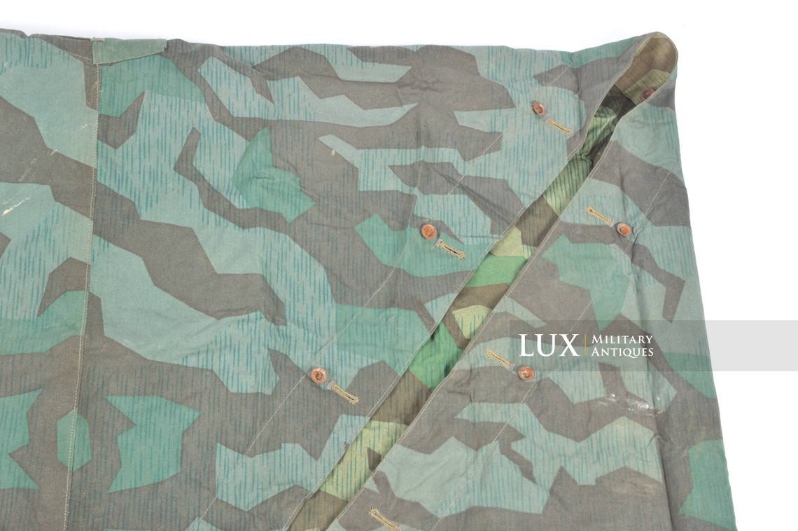 Late-war Heer / Luftwaffe splinter camouflage shelter quarter / poncho - photo 22