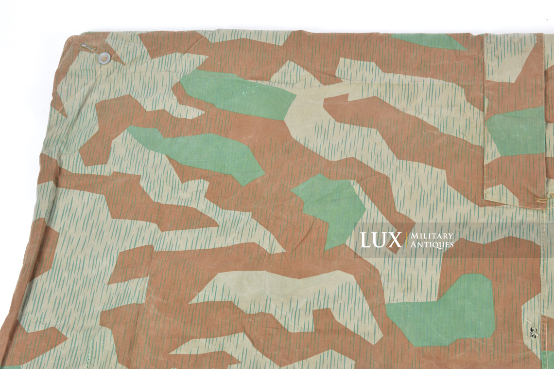 Heer / Luftwaffe splinter camouflage shelter quarter / poncho, « 1942 » - photo 16