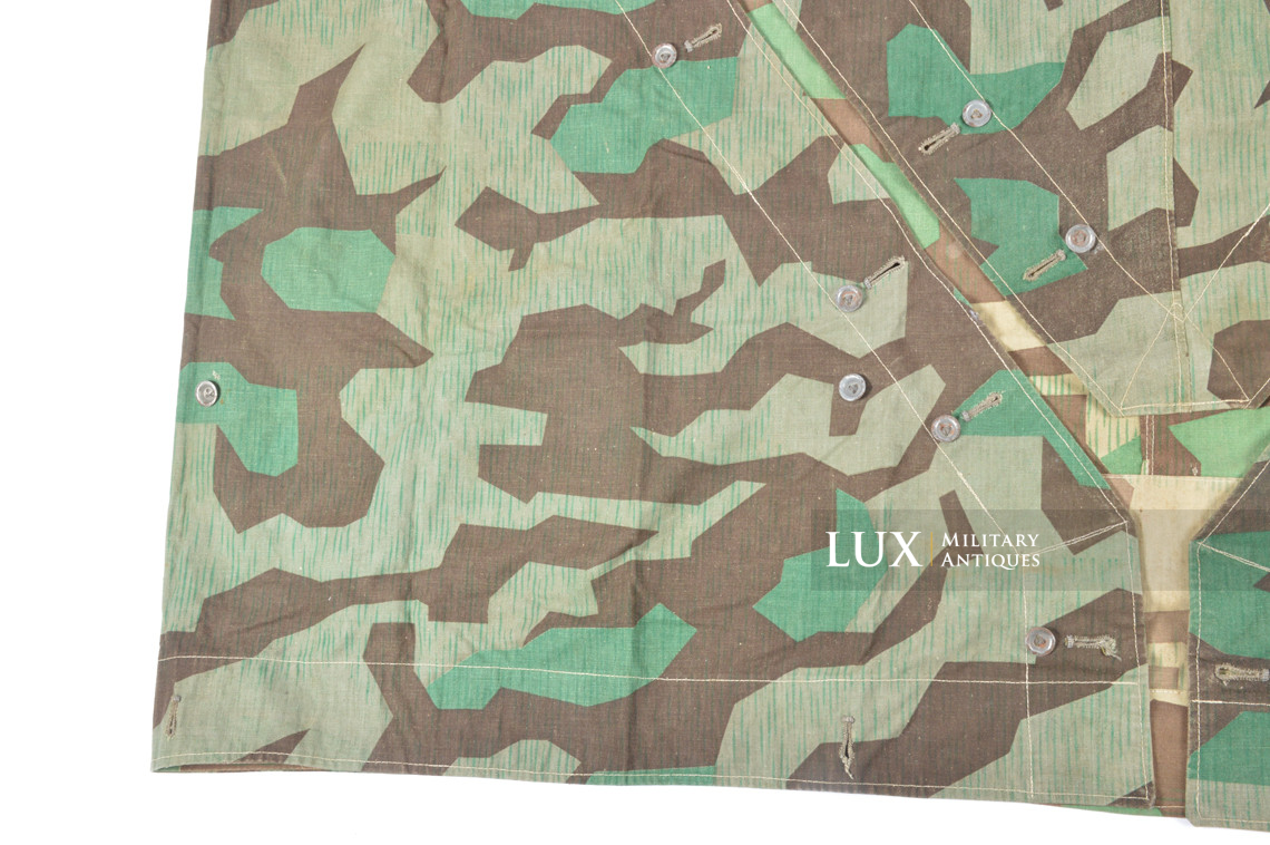 Late-war Heer / Luftwaffe splinter camouflage shelter quarter / poncho - photo 19