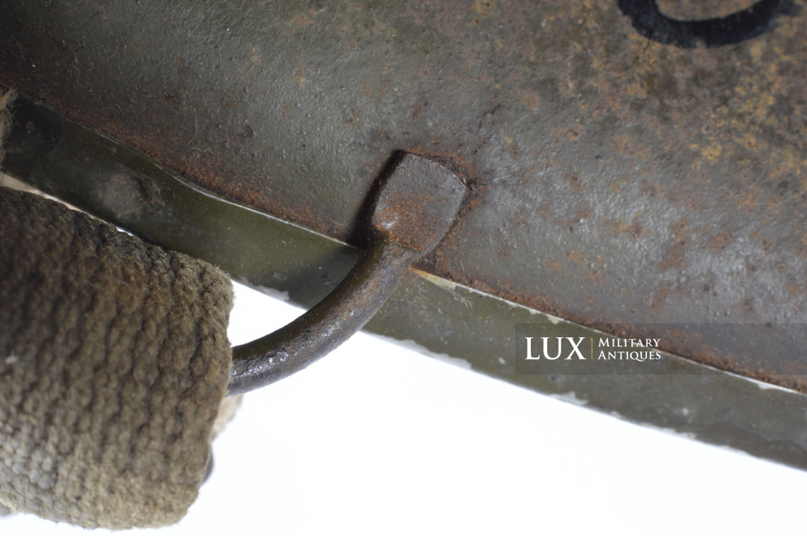 Casque USM2 de parachutiste, 82nd AB, 508th PIR, 1st Battalion, identifié « WIA / Jour-J » - photo 70