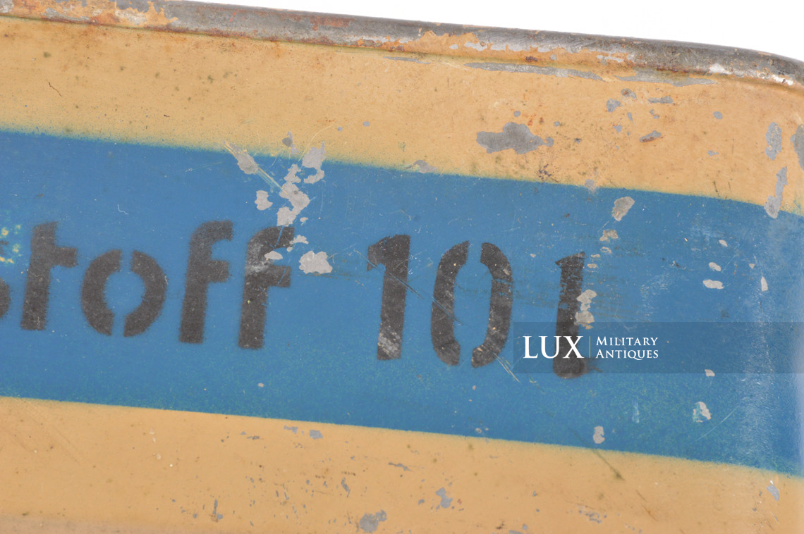 Jerrycan allemand jaune sable fin de guerre, « Kraftstoff 10l » - photo 15