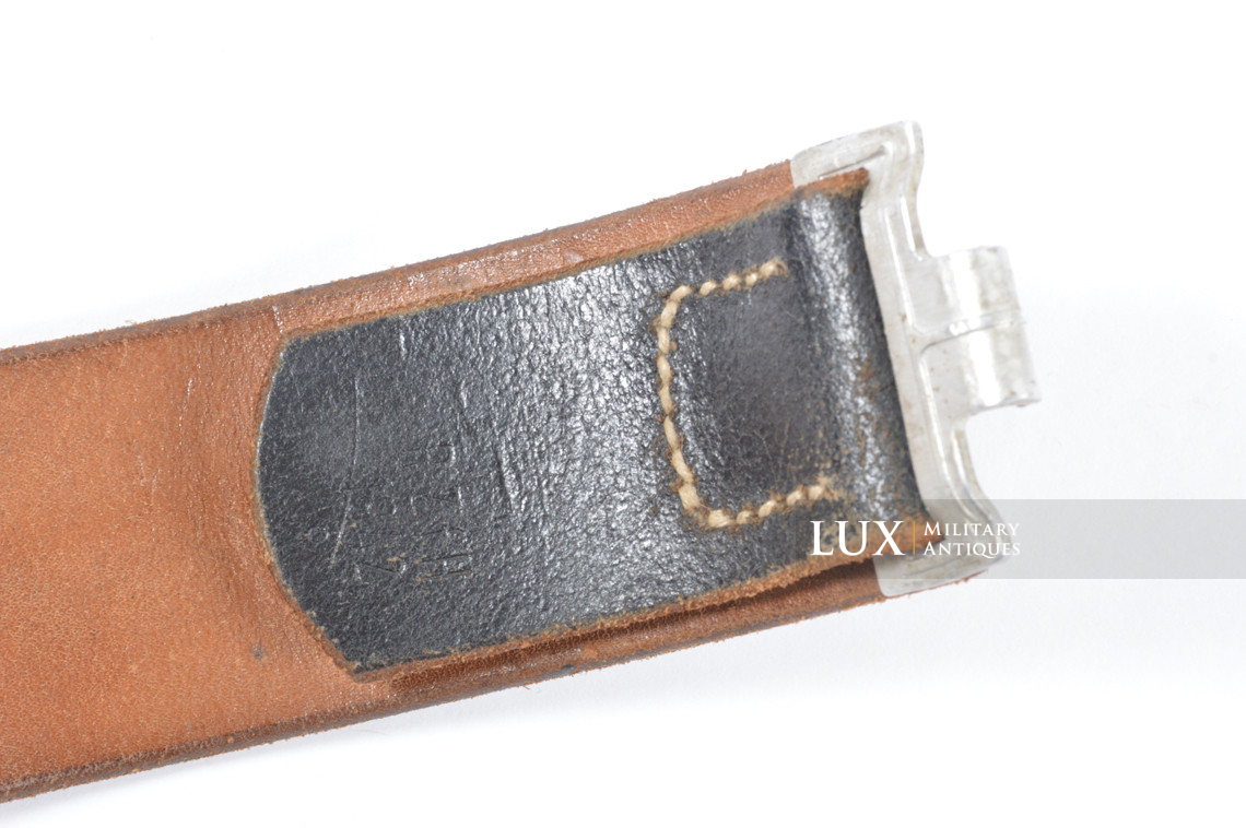 Cuir de ceinturon Heer / Waffen-SS milieu de guerre, « R.Z.f.H.Z. 1942 » - photo 9