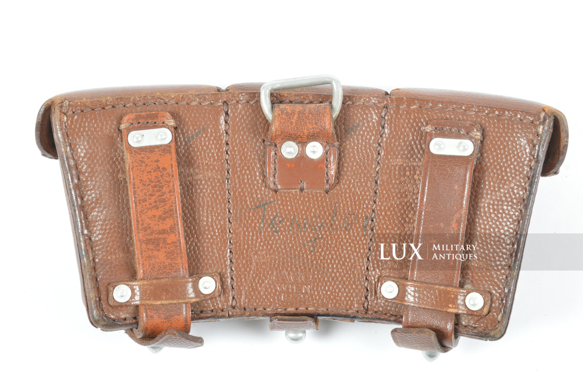Matching pair of early war k98 ammunition pouches, « LAGO 1939 » - photo 9