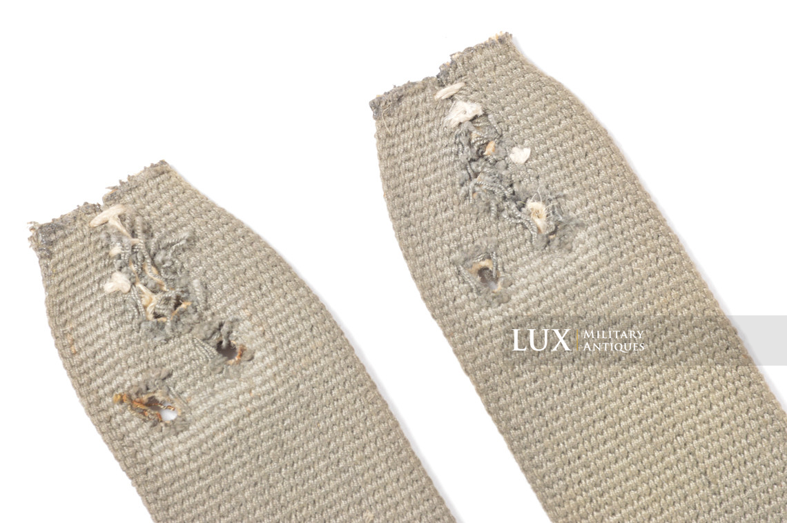 Rare set of late-war carry straps for the « s.f. 14z Scherenfernrohr » carry case, « all web » - photo 10