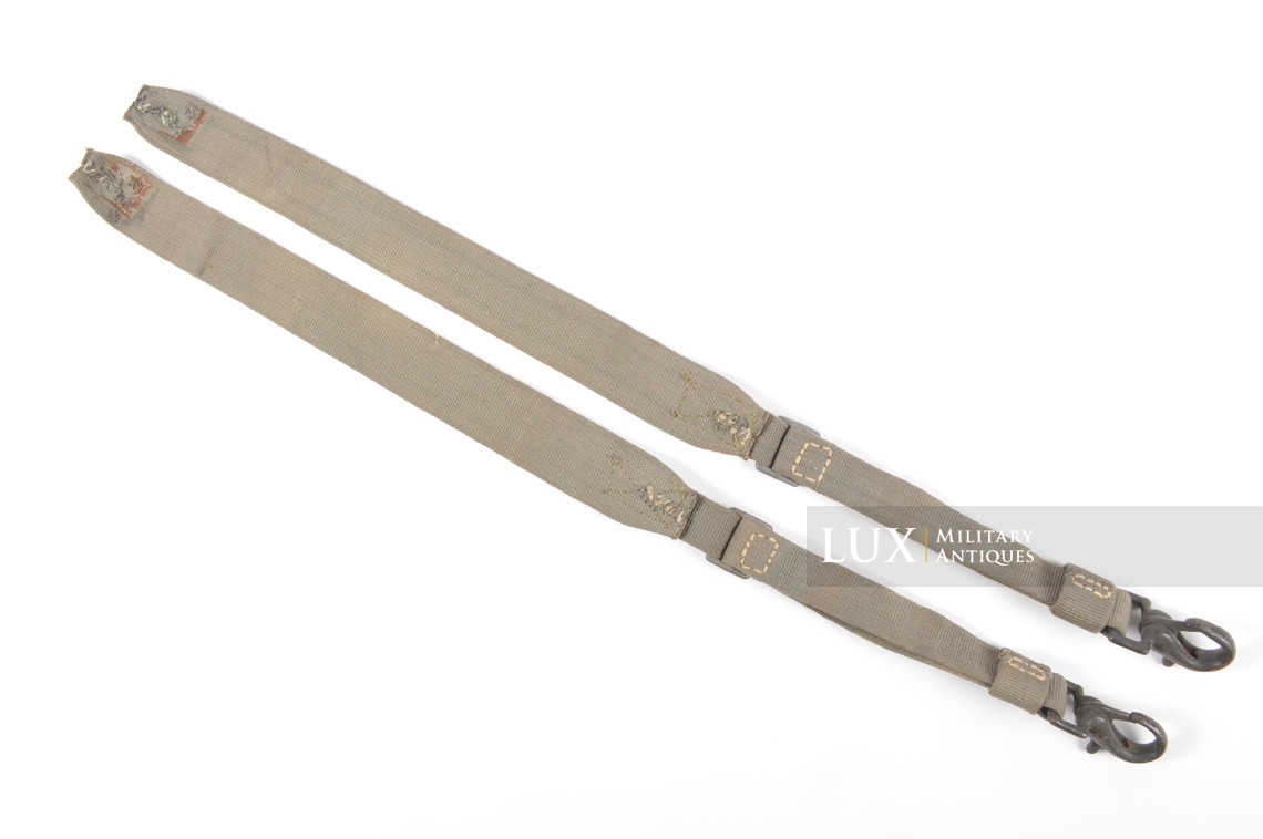 Rare set of late-war carry straps for the « s.f. 14z Scherenfernrohr » carry case, « all web » - photo 11