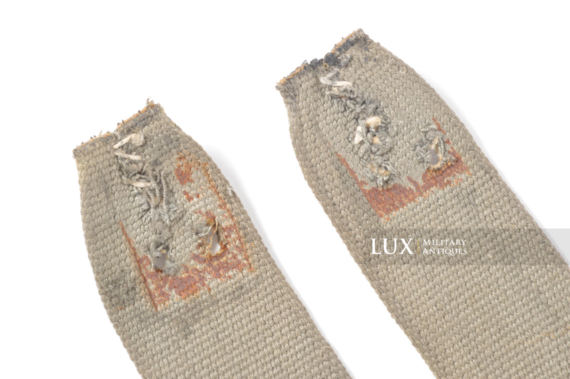 Rare set of late-war carry straps for the « s.f. 14z Scherenfernrohr » carry case, « all web » - photo 14