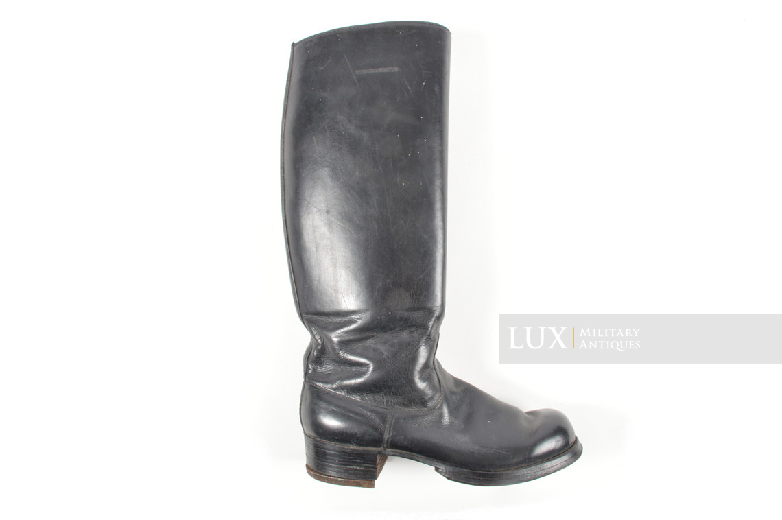 Hitlerjugend leader issue service boots, RZM marked, « Metz - France » - photo 9
