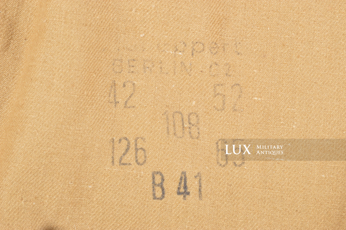 Rare unissued Luftwaffe tropical motorcycle overcoat, « 1941 » - photo 22