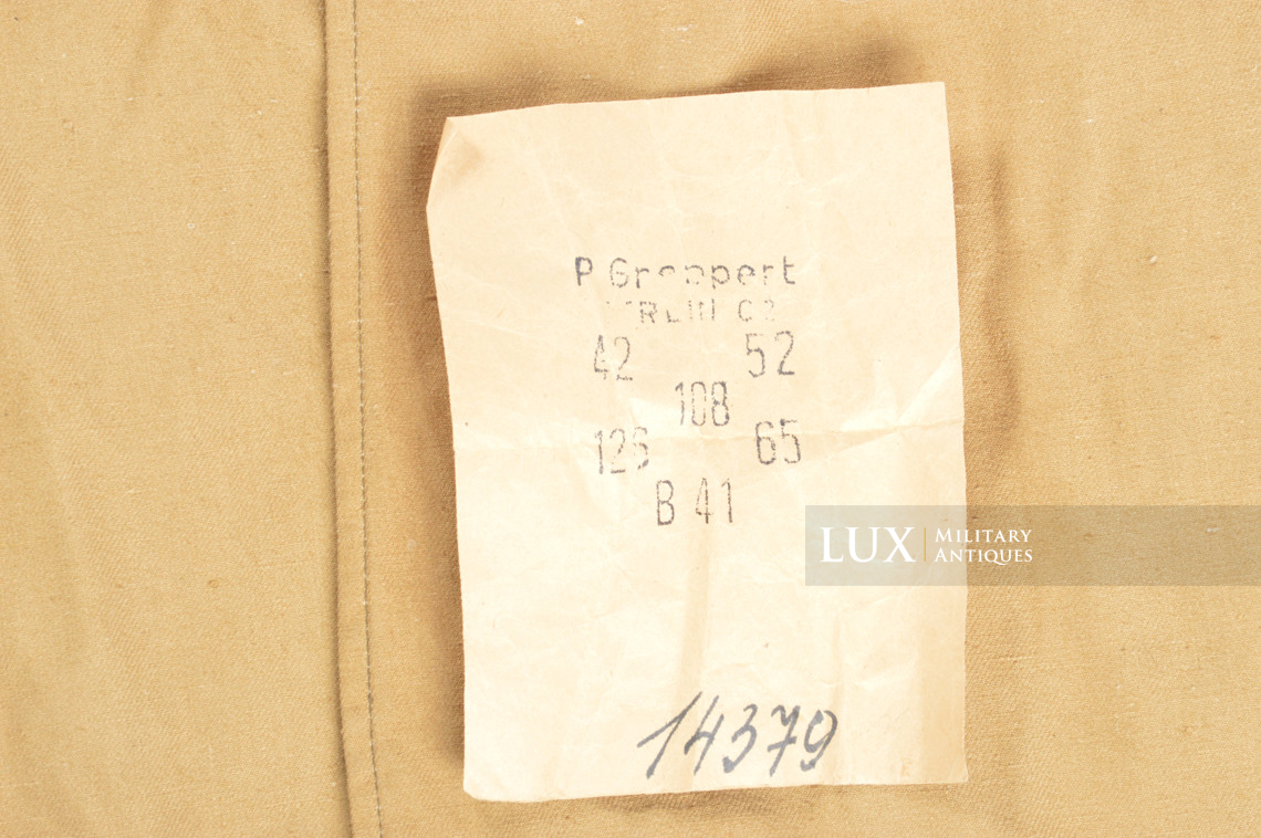 Rare unissued Luftwaffe tropical motorcycle overcoat, « 1941 » - photo 23