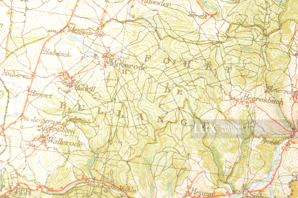 German Army map, Kampfgruppe Peiper, « Belgium - Malmedy » - photo 8