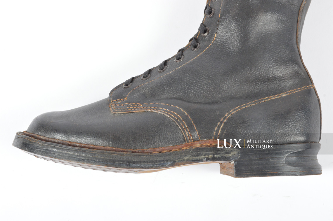 Unissued late-war German paratrooper jump boots, « 1944 » - photo 25