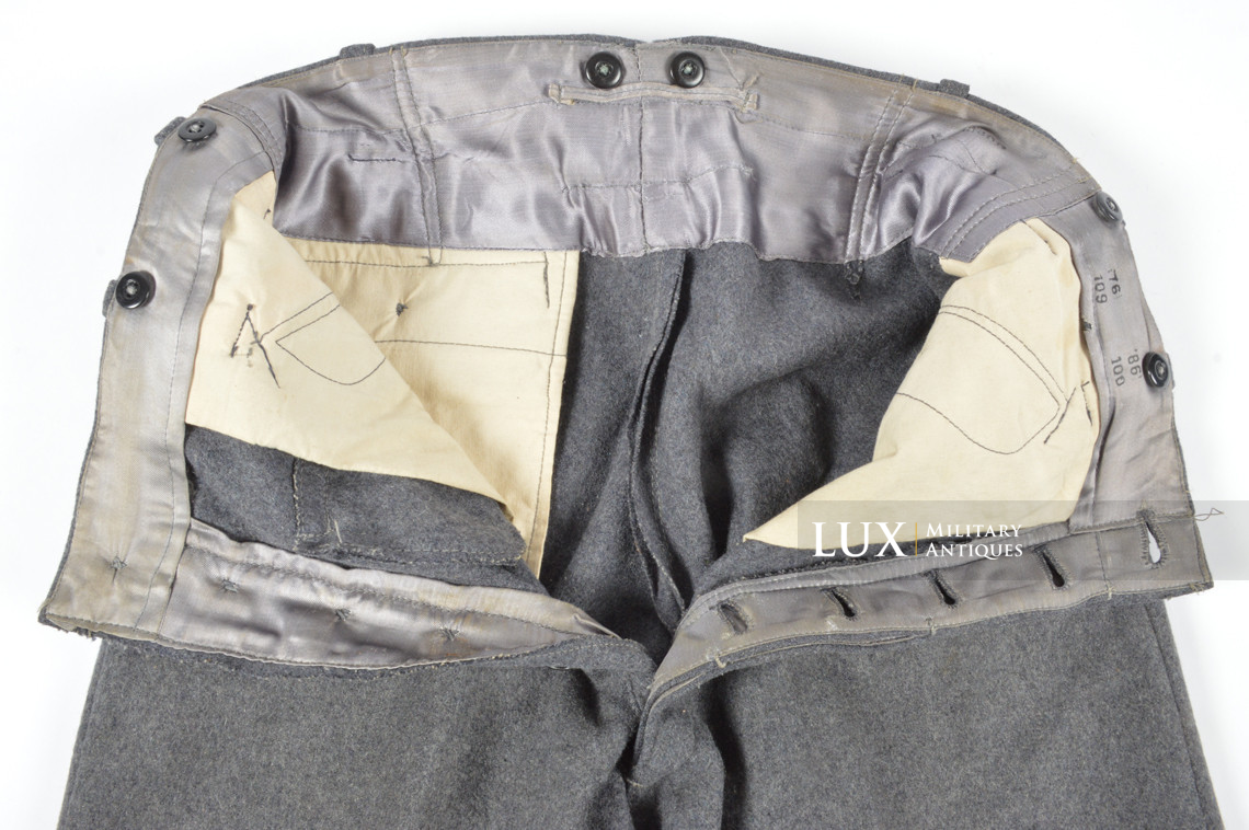 Rare Luftwaffe M43 combat trousers, « Keilhose » - photo 31