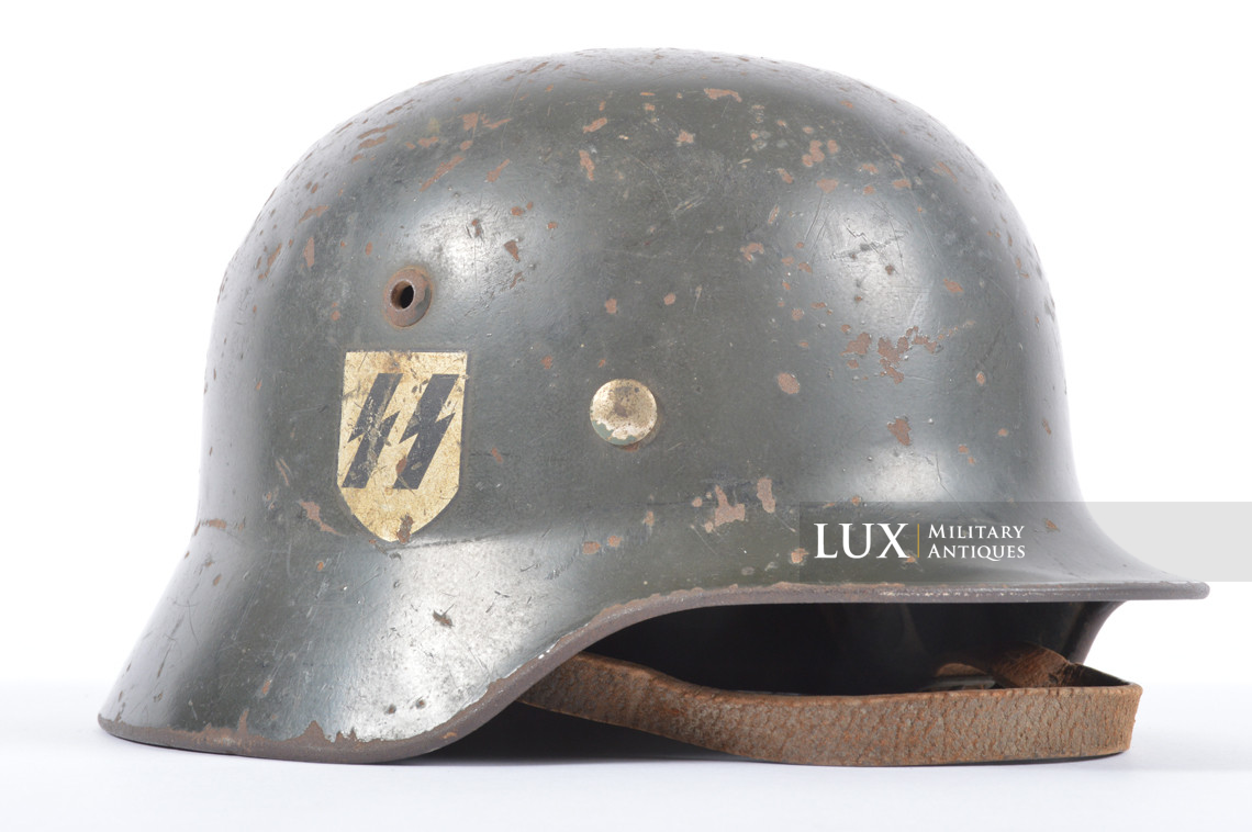 Casque allemand M35 Waffen-SS, « Q62 » - photo 8