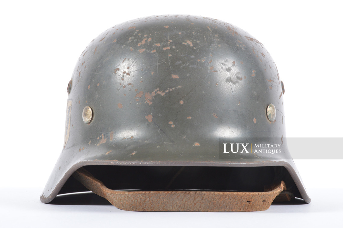 Casque allemand M35 Waffen-SS, « Q62 » - photo 9