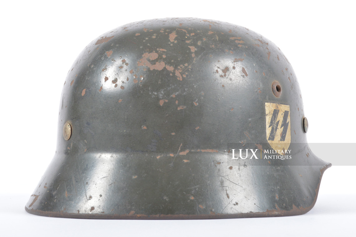 Casque allemand M35 Waffen-SS, « Q62 » - photo 14