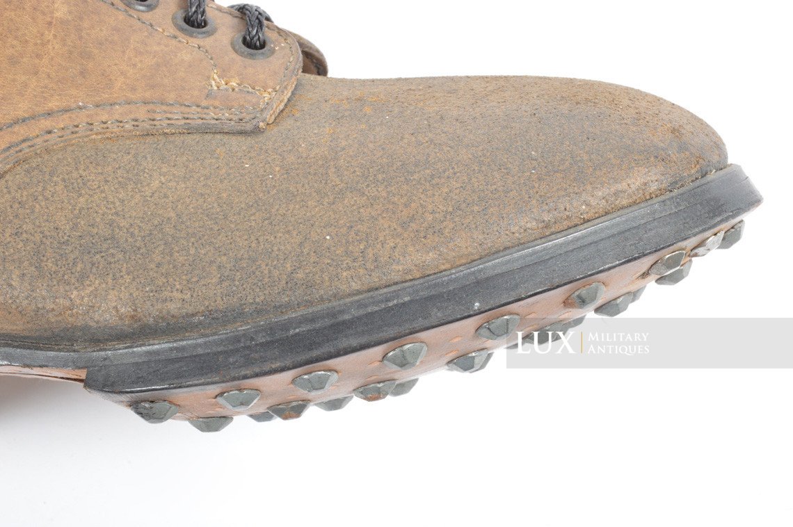 Unissued early-war German low ankle combat boots, « HERMES » - photo 11