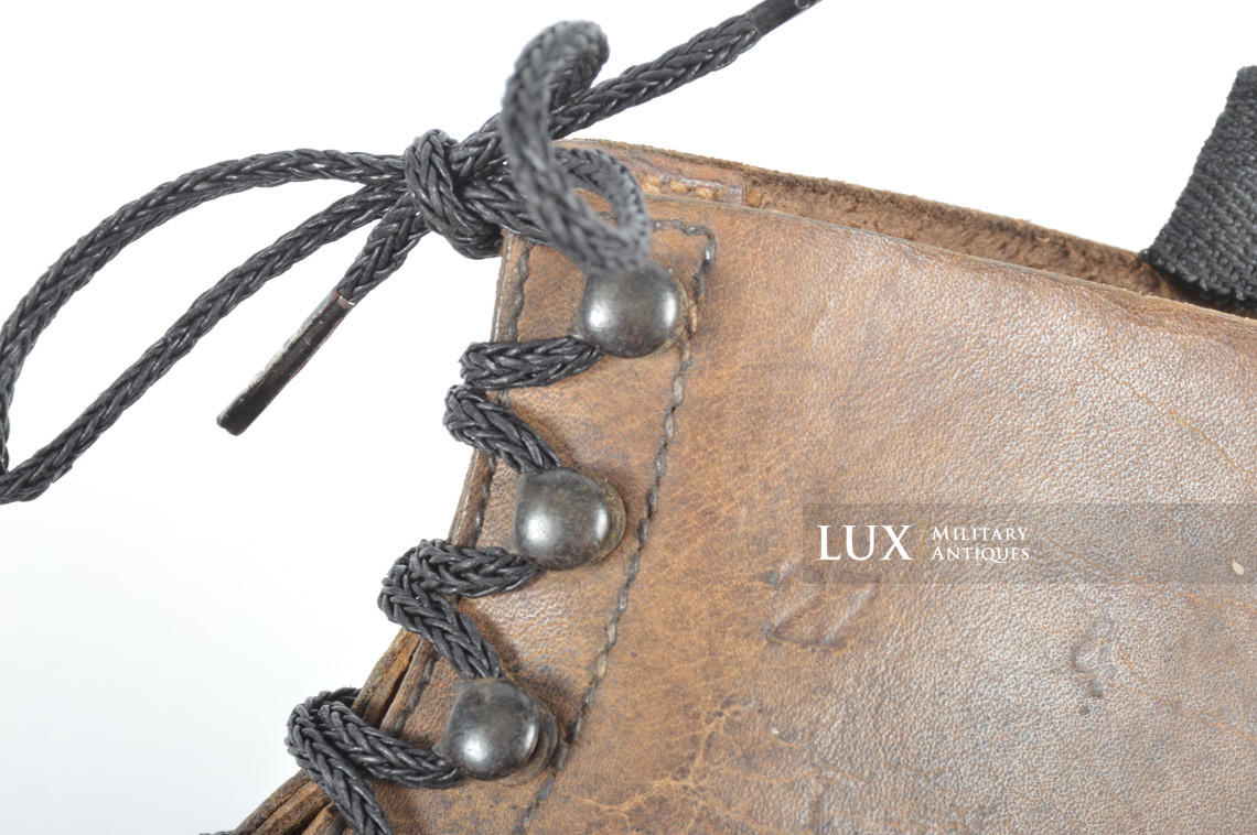 Unissued early-war German low ankle combat boots, « HERMES » - photo 13