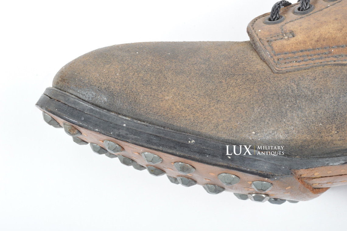 Unissued early-war German low ankle combat boots, « HERMES » - photo 15