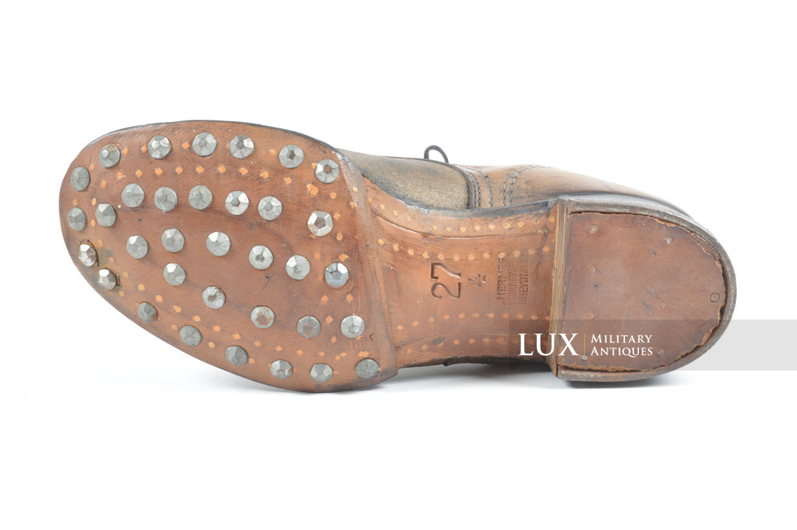 Unissued early-war German low ankle combat boots, « HERMES » - photo 16