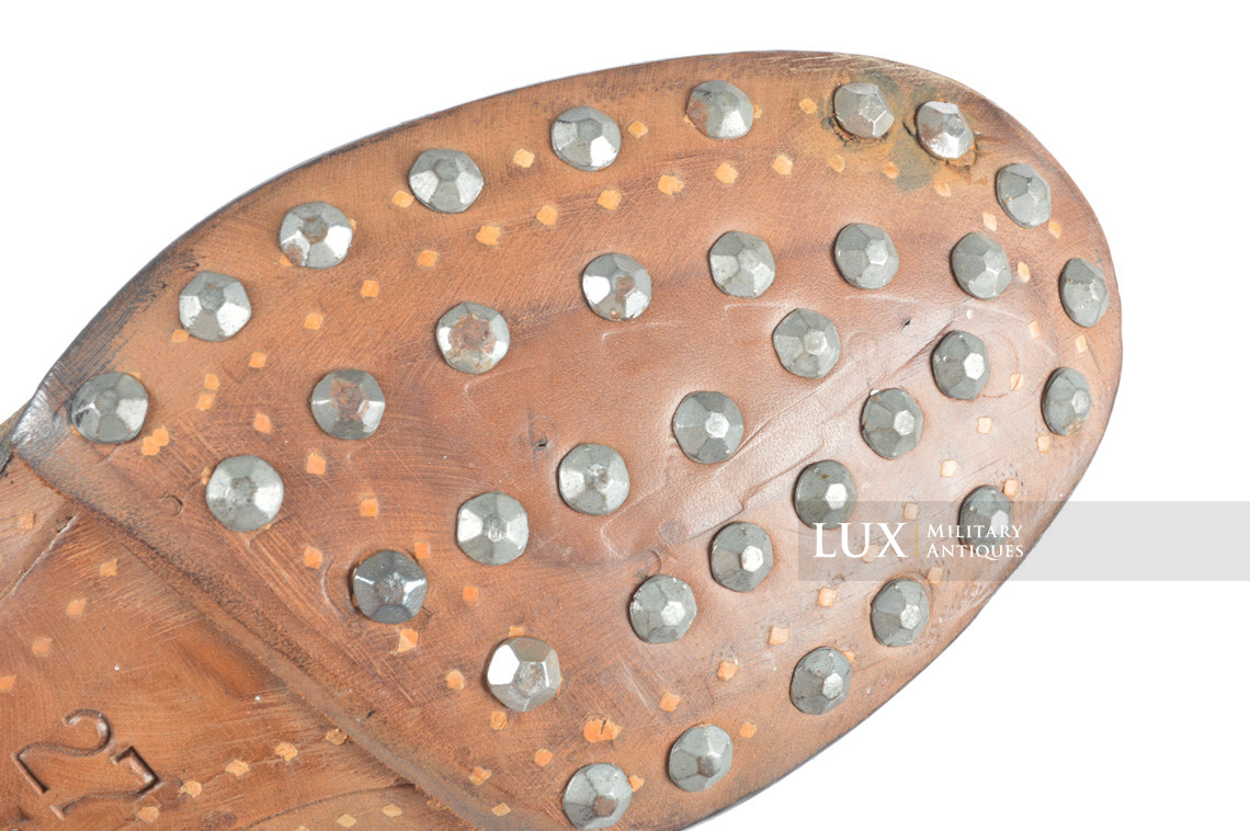 Unissued early-war German low ankle combat boots, « HERMES » - photo 17