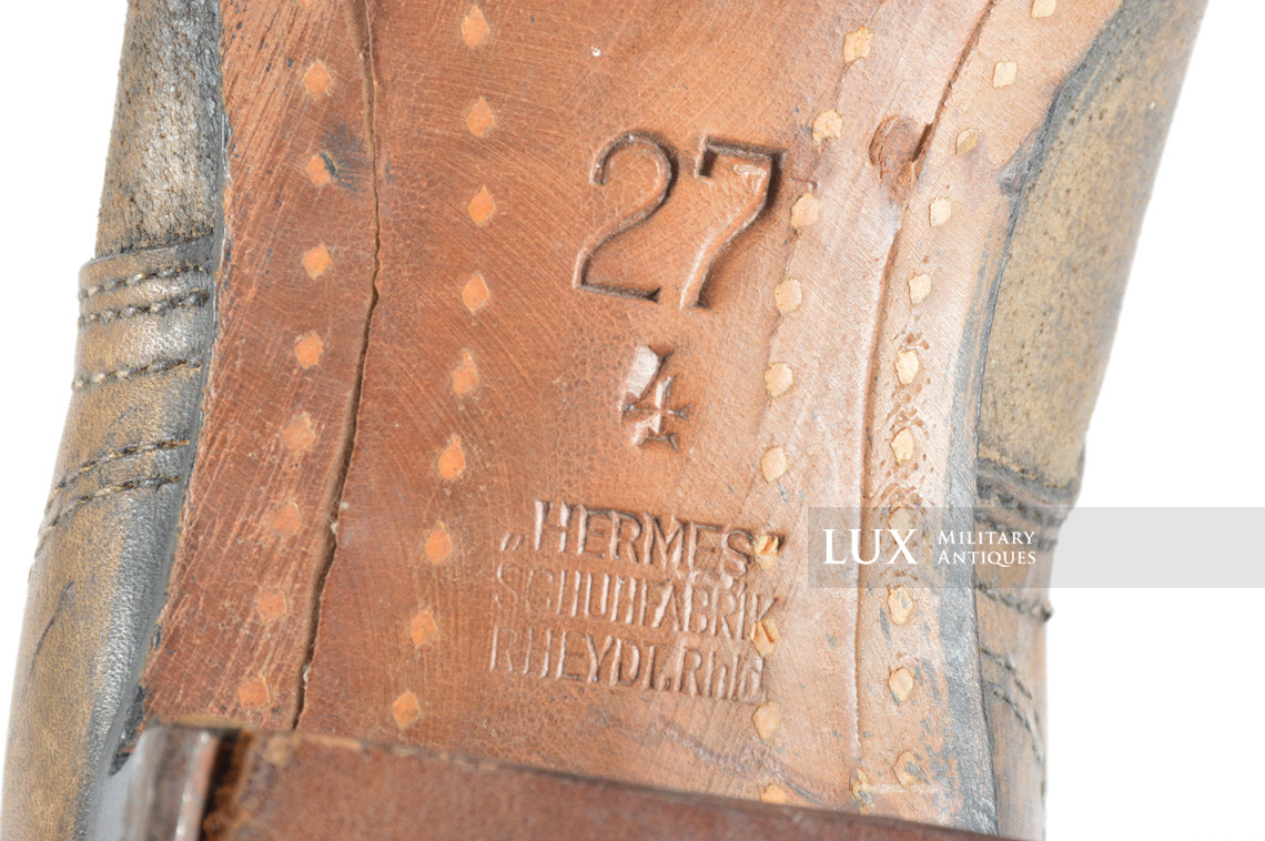 Unissued early-war German low ankle combat boots, « HERMES » - photo 18