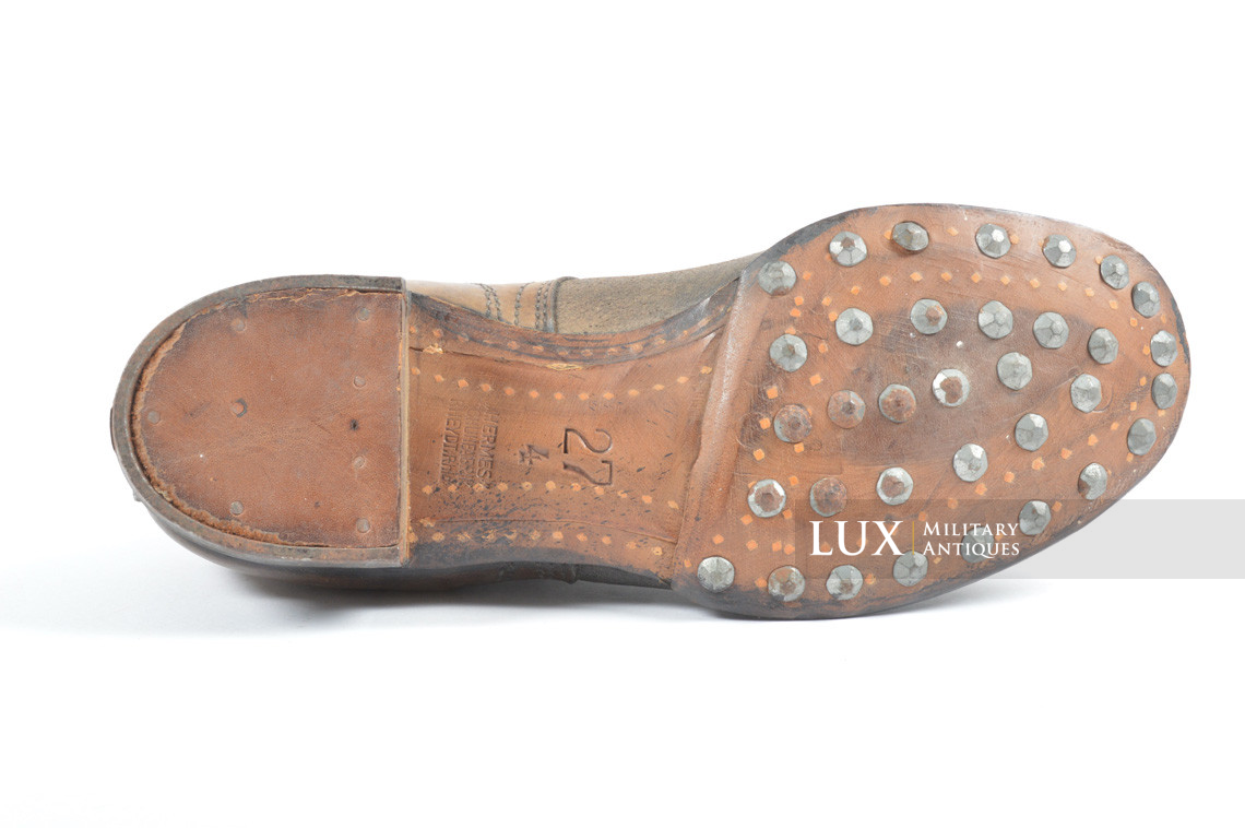 Unissued early-war German low ankle combat boots, « HERMES » - photo 26