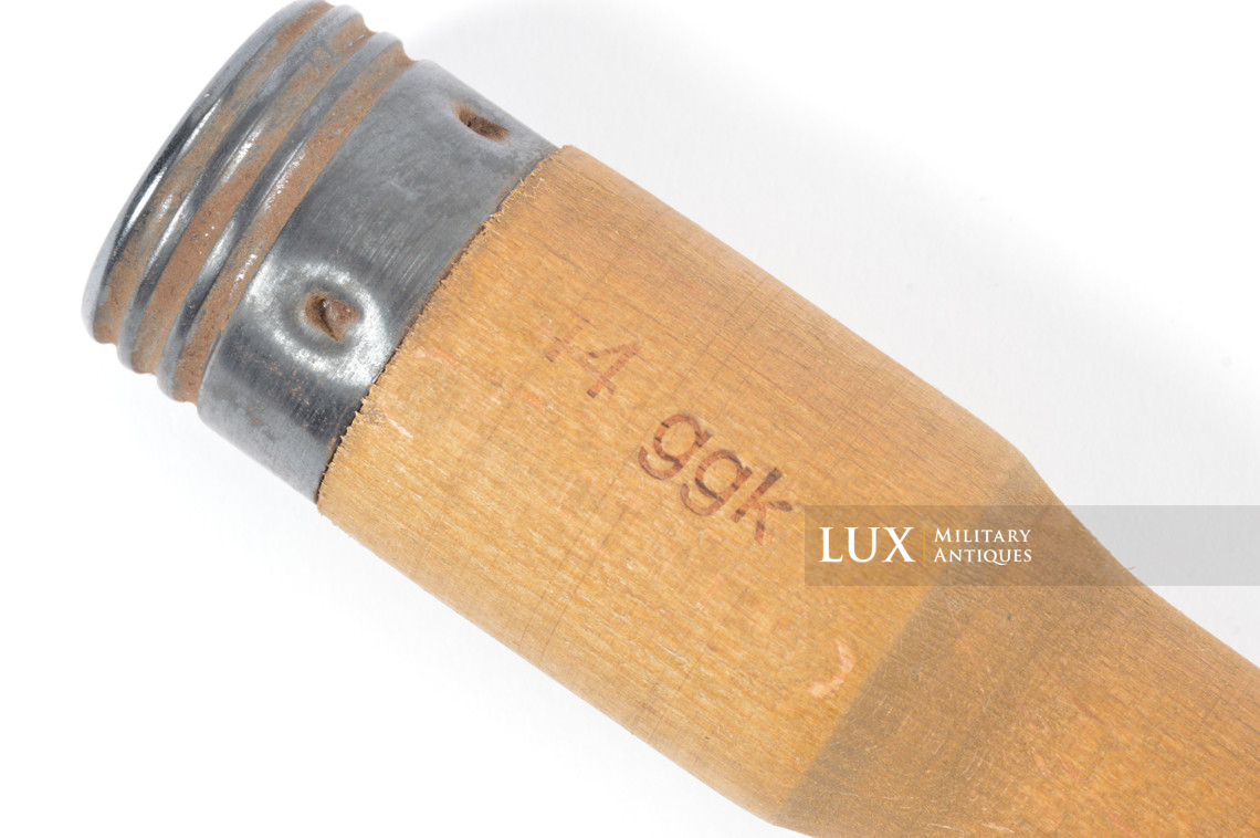 German M43 stick grenade wood handle, « 44ggk » - photo 7