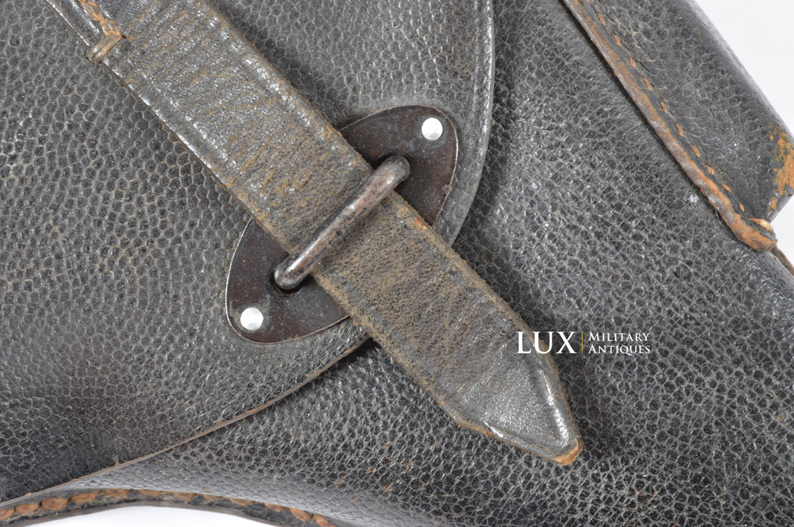 Rare German P38 pistol holster in pig skin leather, « ewx 1941 » - photo 9