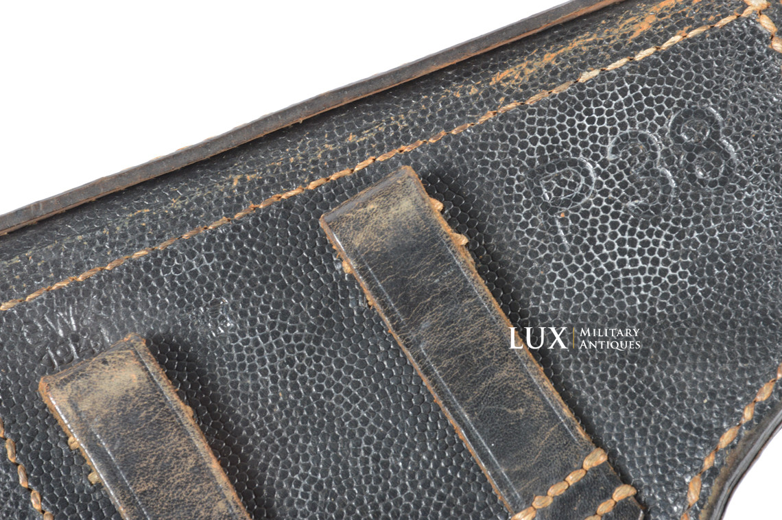 Rare German P38 pistol holster in pig skin leather, « ewx 1941 » - photo 12