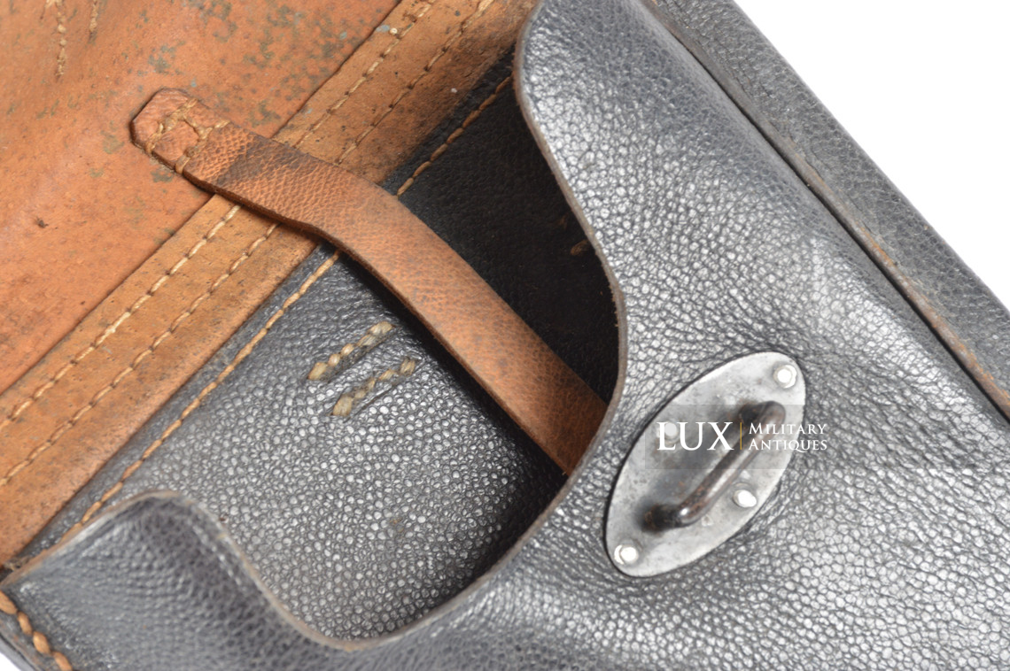 Rare German P38 pistol holster in pig skin leather, « ewx 1941 » - photo 19