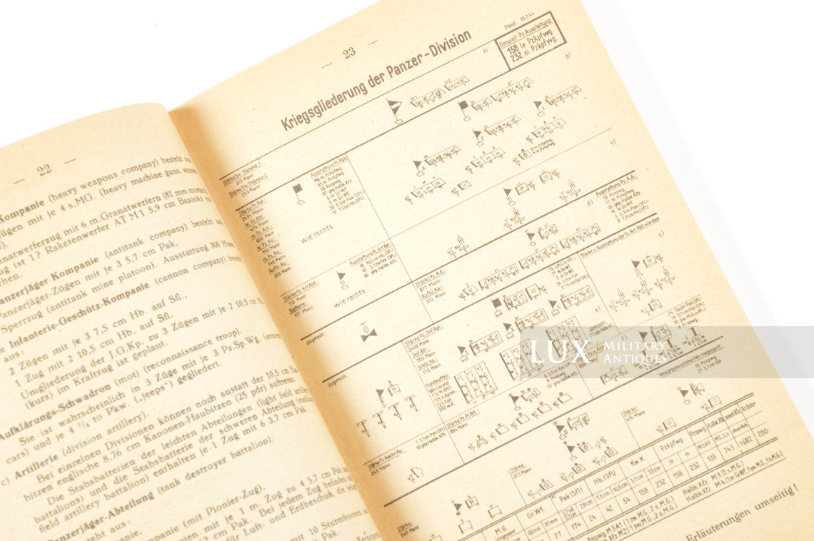Rare manuel allemand « Taschenbuch USA-Heer, 1944 » - photo 9